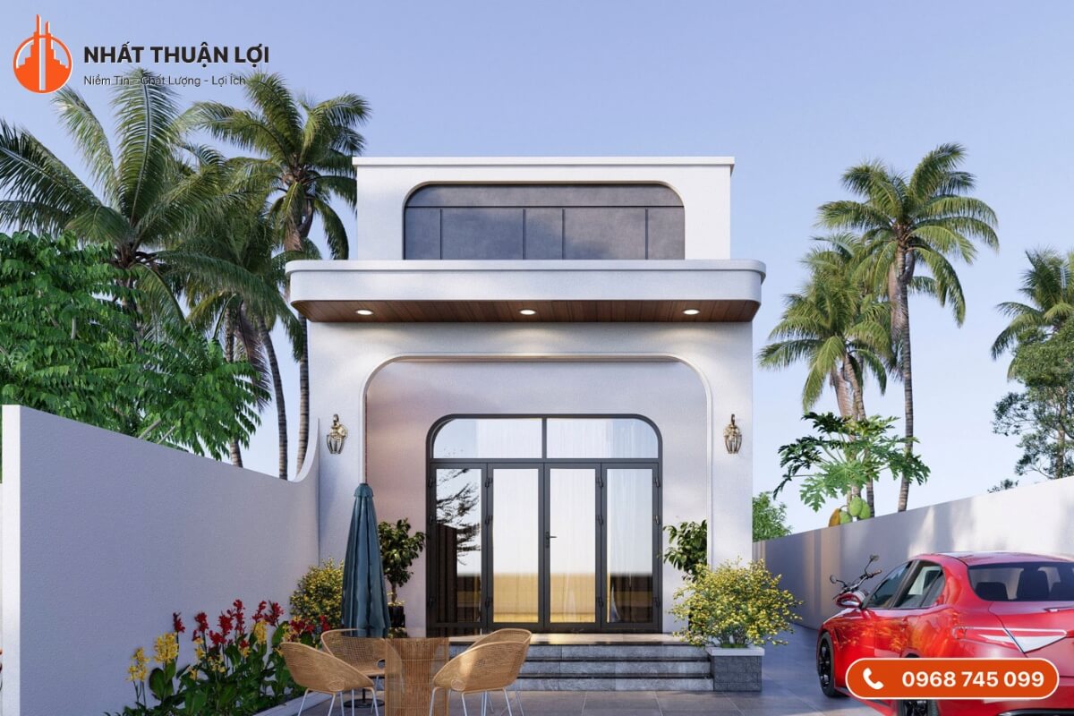 Mẫu nhà gác lửng 3 phòng ngủ 400 triệu hiện đại Mẫu nhà gác lửng 3 phòng ngủ 400 triệu hiện đại