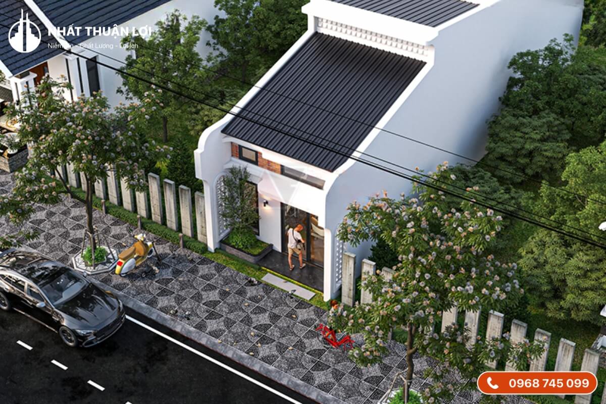 Mẫu thiết kế nhà gác lửng mái tôn đơn giản Mẫu thiết kế nhà gác lửng mái tôn đơn giản