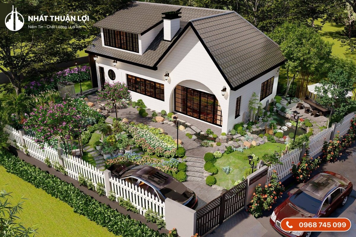 Nhà 400 triệu có sân vườn