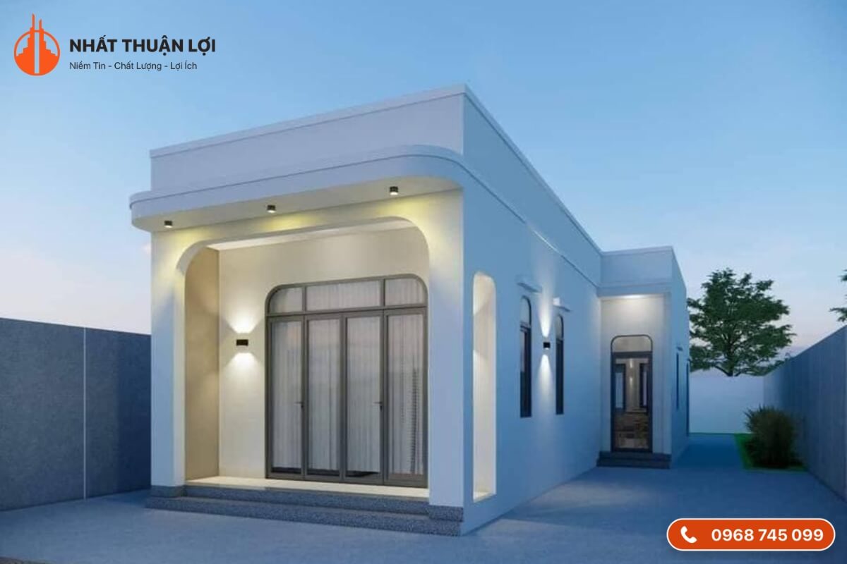 Nhà cấp 4 giá rẻ 100 triệu mái bằng Nhà cấp 4 giá rẻ 100 triệu mái bằng