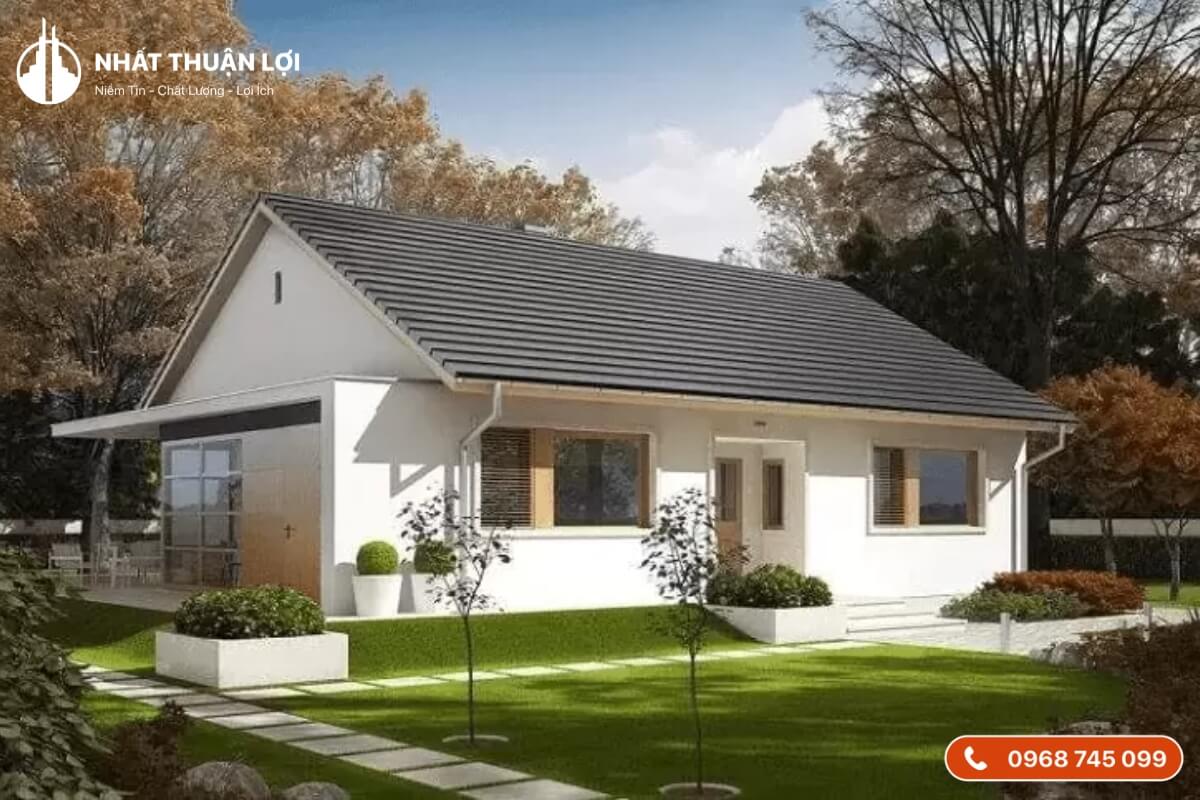 Nhà cấp 4 giá rẻ 100 triệu mái ngói Nhà cấp 4 giá rẻ 100 triệu mái ngói