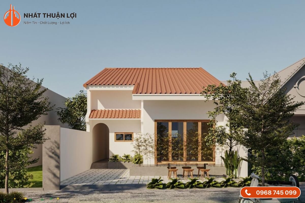 Thiết kế nhà gác lửng có không gian mát mẻ nhờ mái ngói Thiết kế nhà gác lửng có không gian mát mẻ nhờ mái ngói