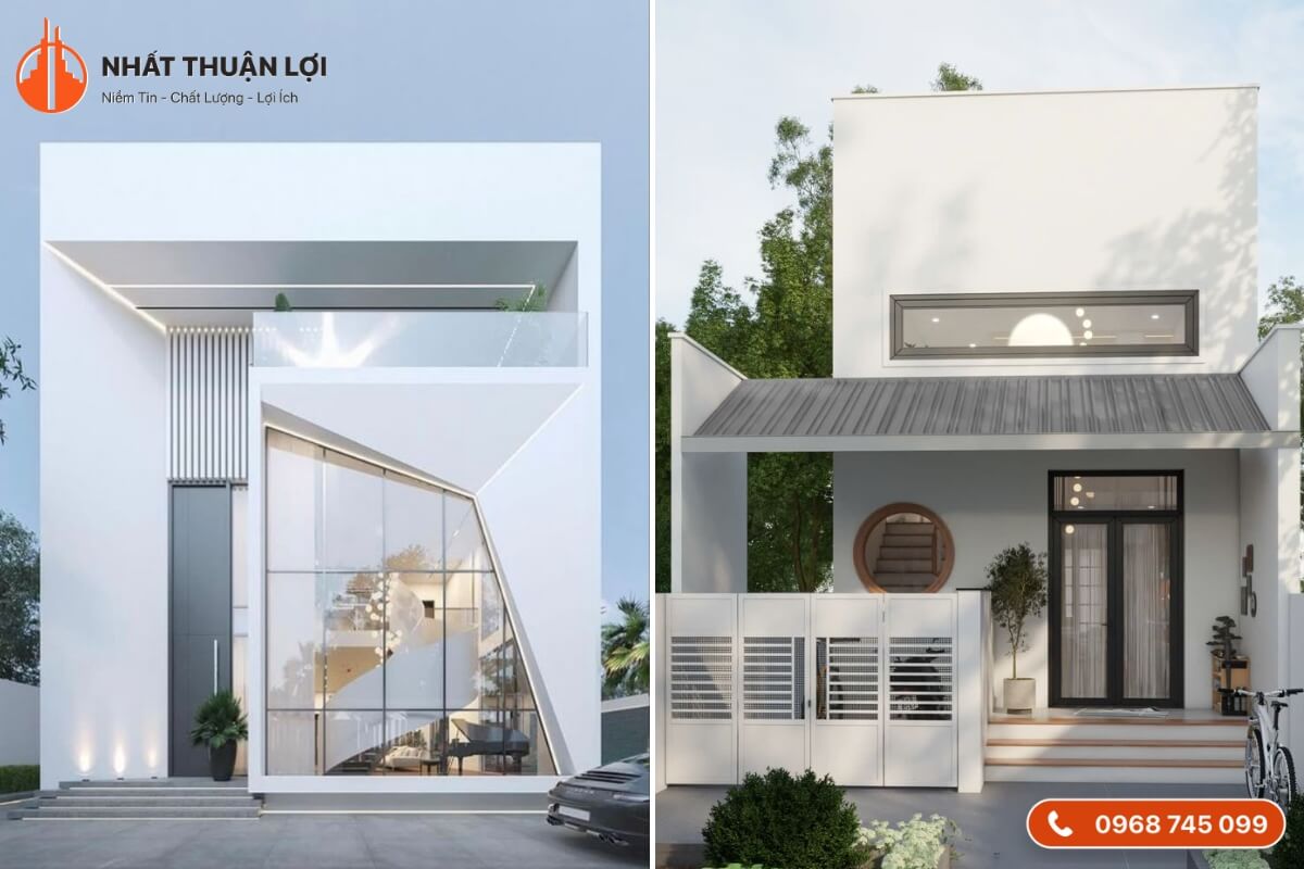 Thiết kế nhà gác lửng đẹp 3 phòng ngủ đẹp tối giản Thiết kế nhà gác lửng đẹp 3 phòng ngủ đẹp tối giản