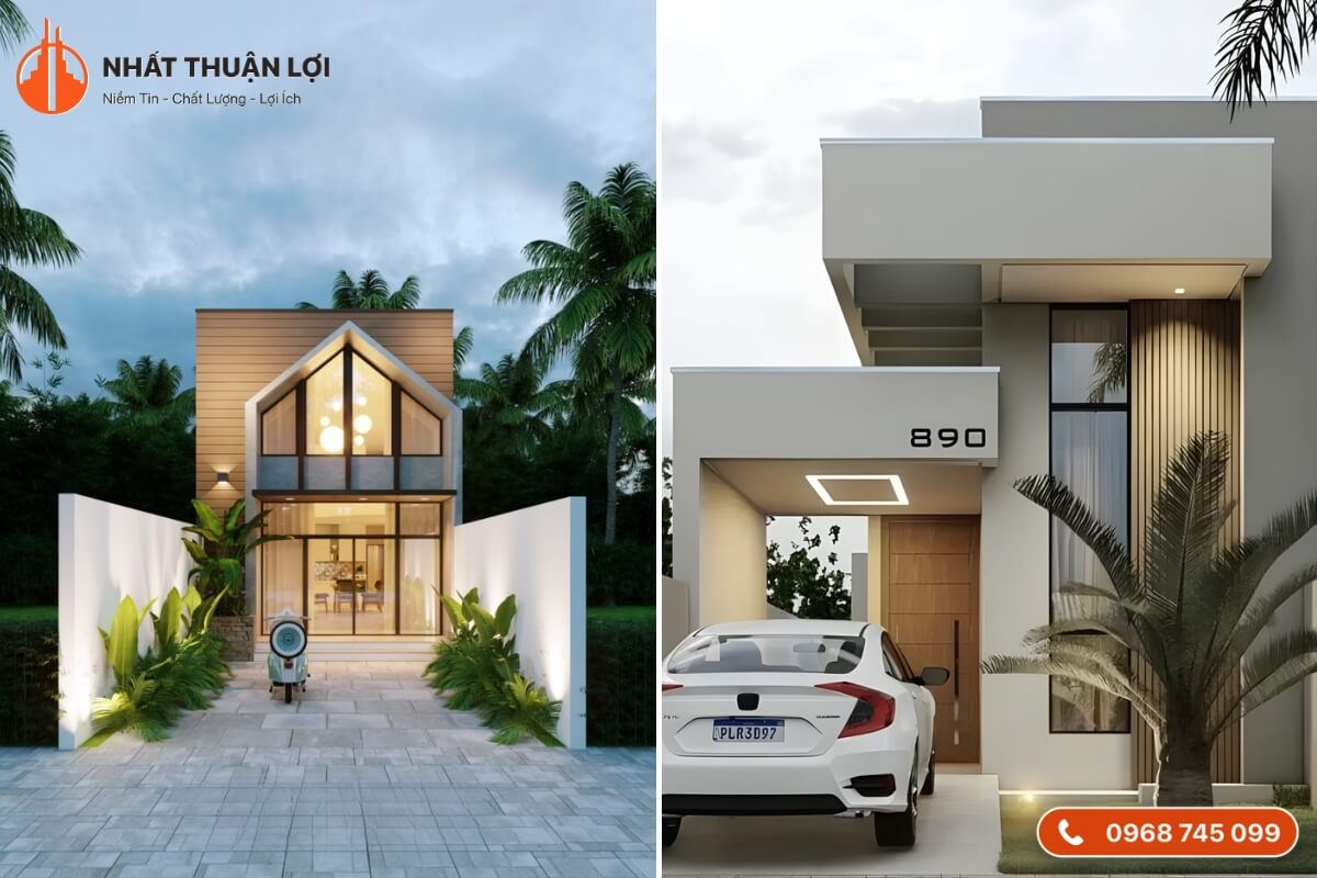 Thiết kế nhà ống gác lửng 3 phòng ngủ Thiết kế nhà ống gác lửng 3 phòng ngủ