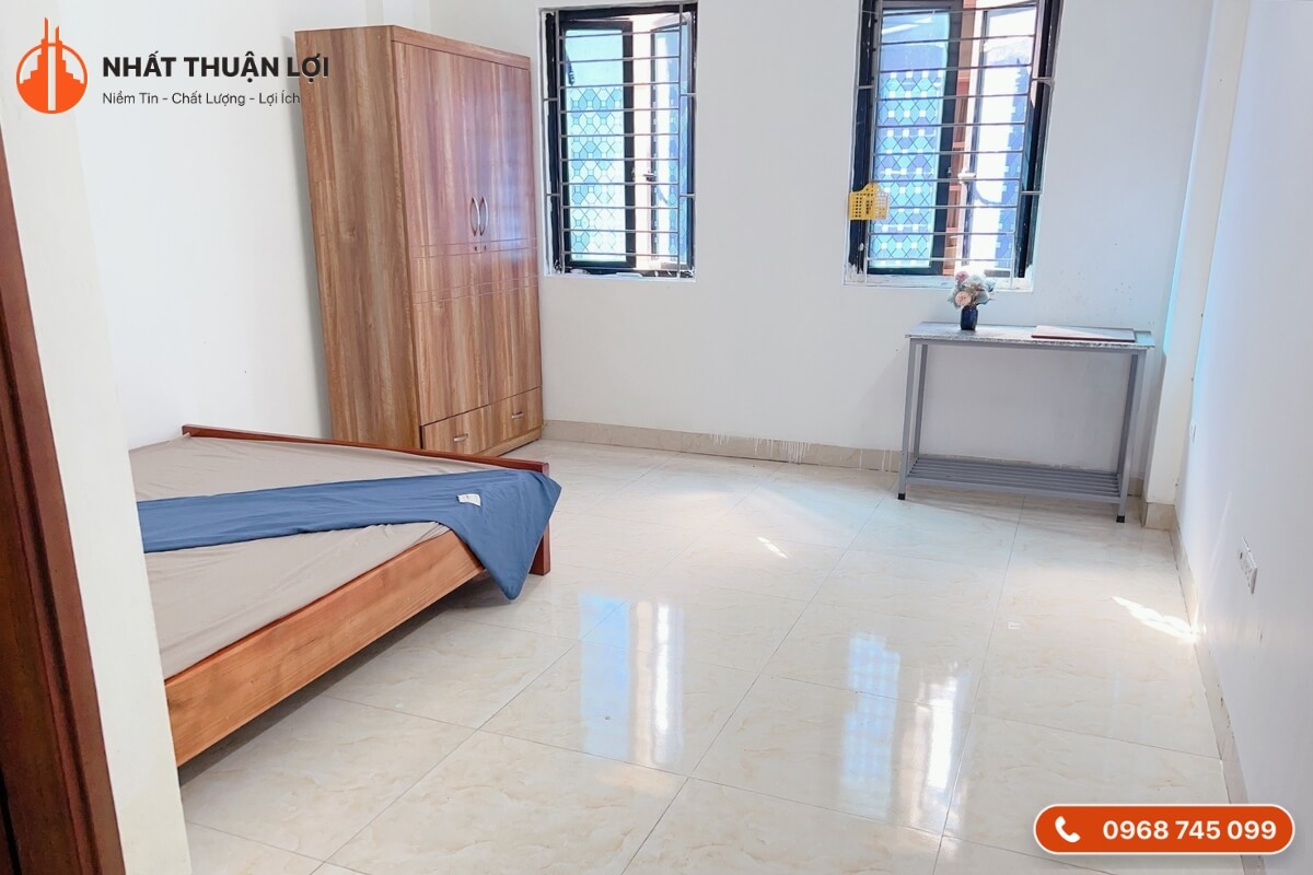 Thiết kế nhà trọ không gác với bố cục vuông