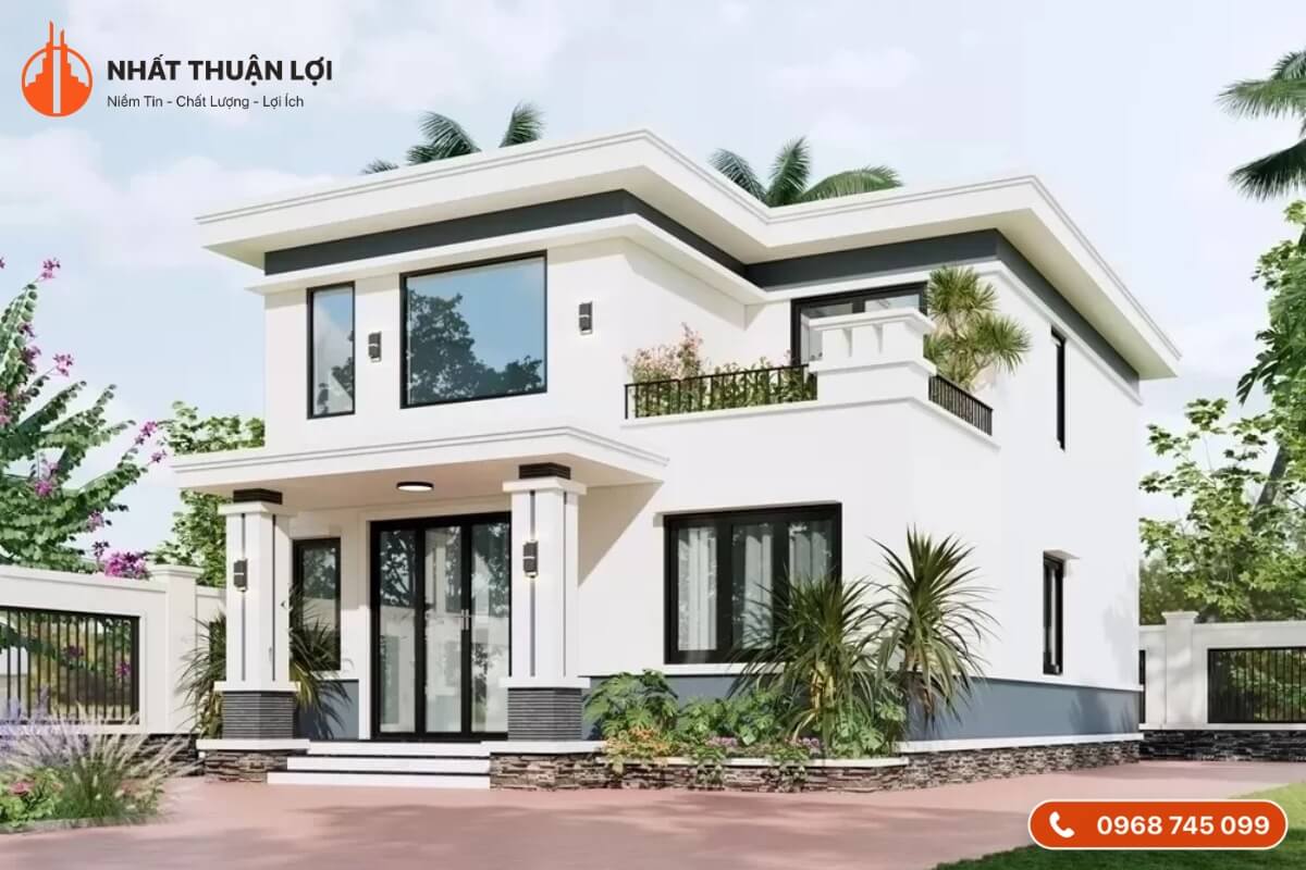 Tổng quan mẫu nhà 2 tầng 600 triệu