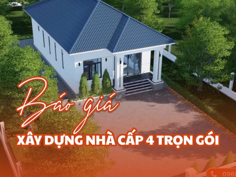 Giá xây nhà cấp 4