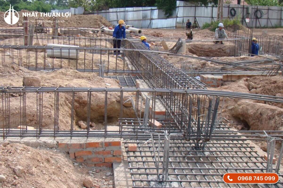 Lưu ý khi đổ móng nhà cấp 4 khung thép Lưu ý đổ móng nhà cấp 4 khung thép