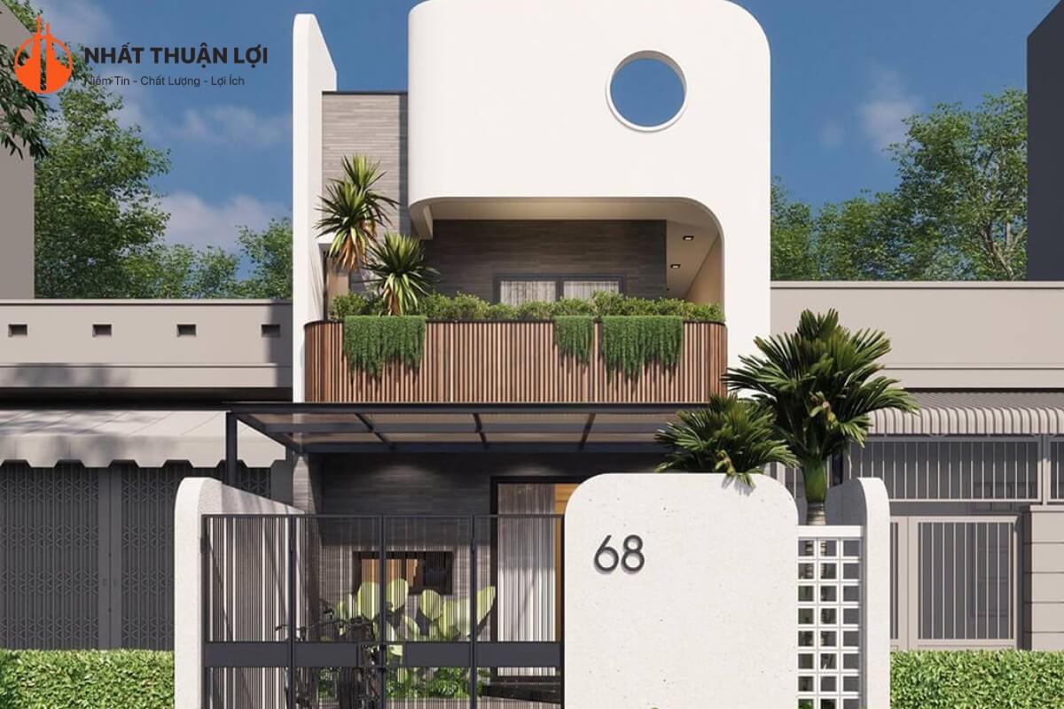 Nhà 1 trệt 1 lầu mang tính thẩm mỹ cao