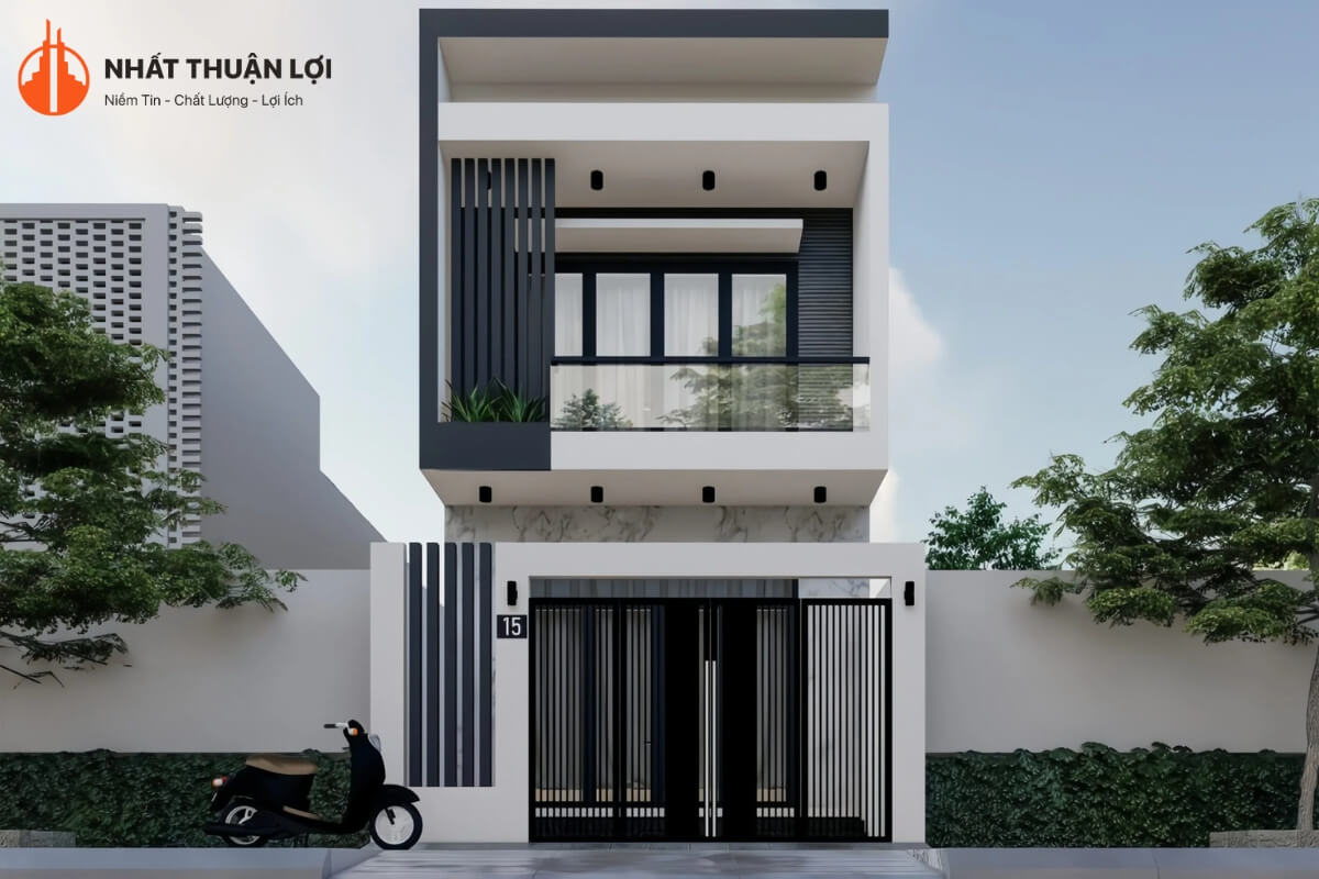 Nhà 1 trệt 1 lầu thoáng đãng