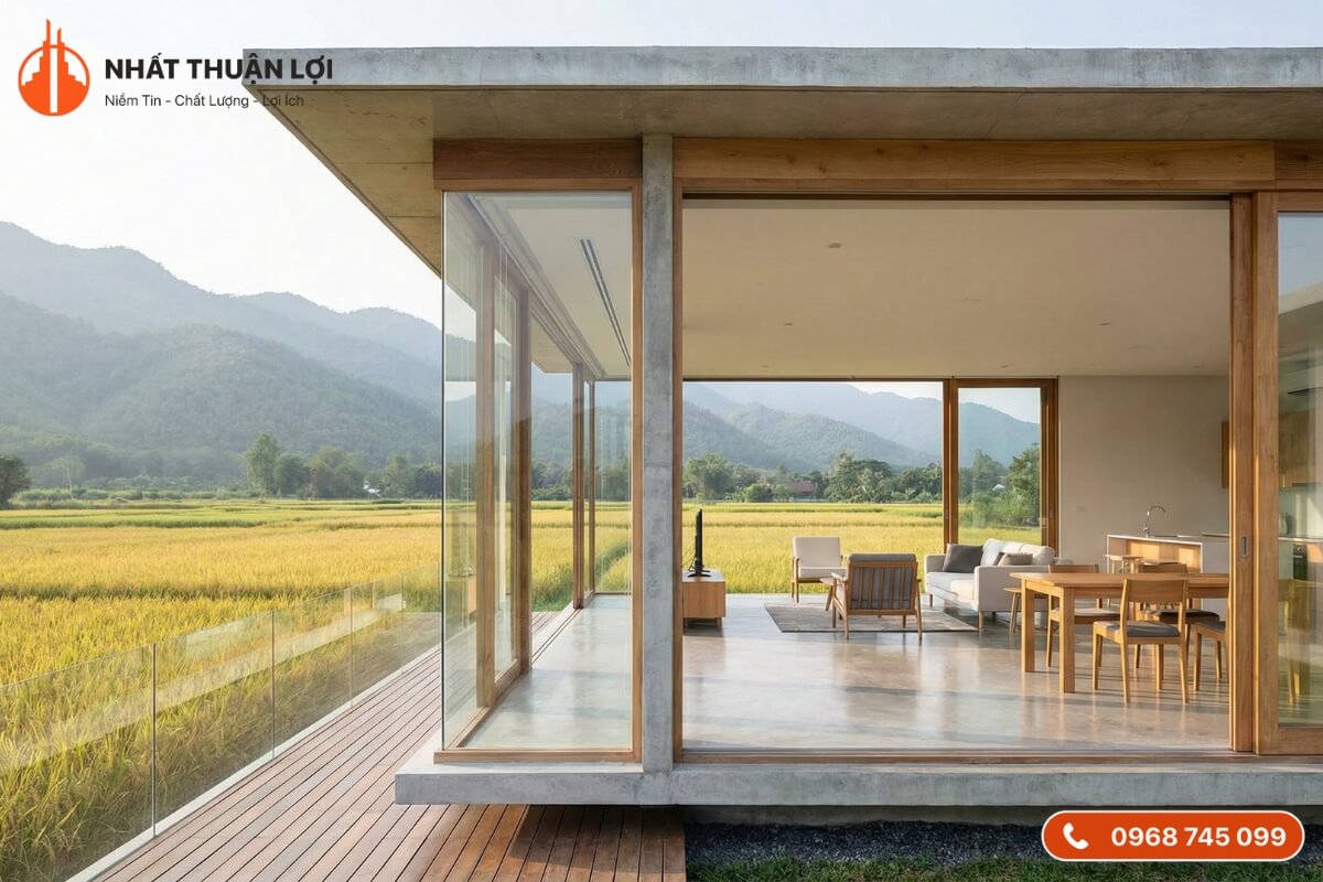 Nhà nghỉ dưỡng ở nông thôn hiện đại