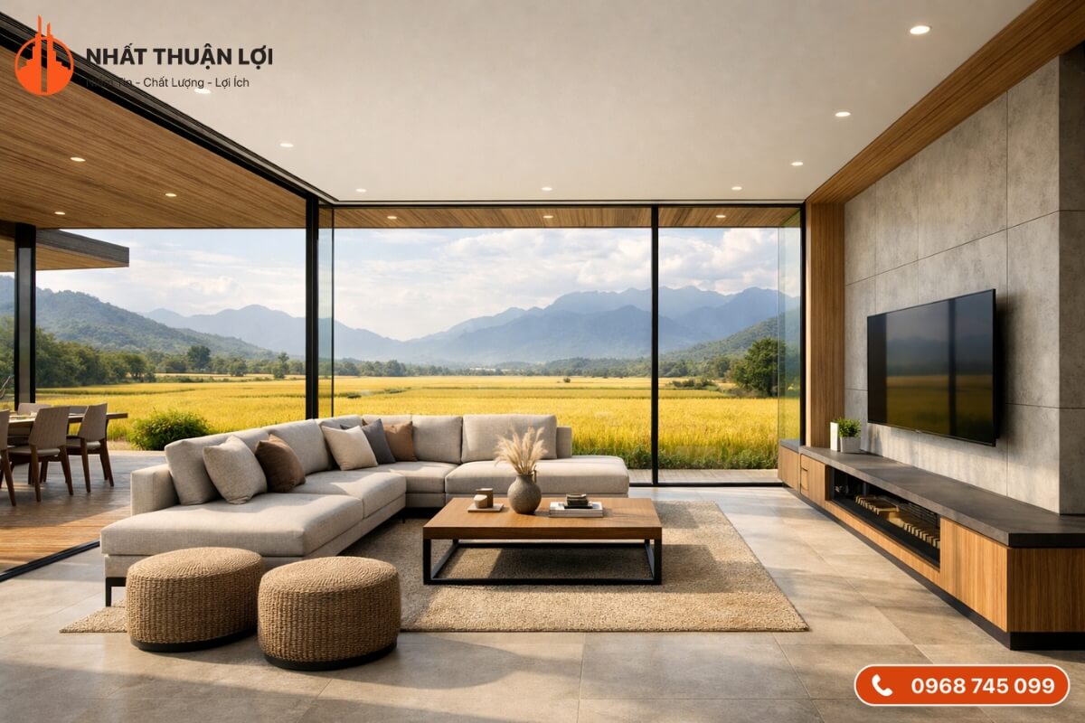 Nhà nghỉ dưỡng ở nông thôn phong cách hiện đại