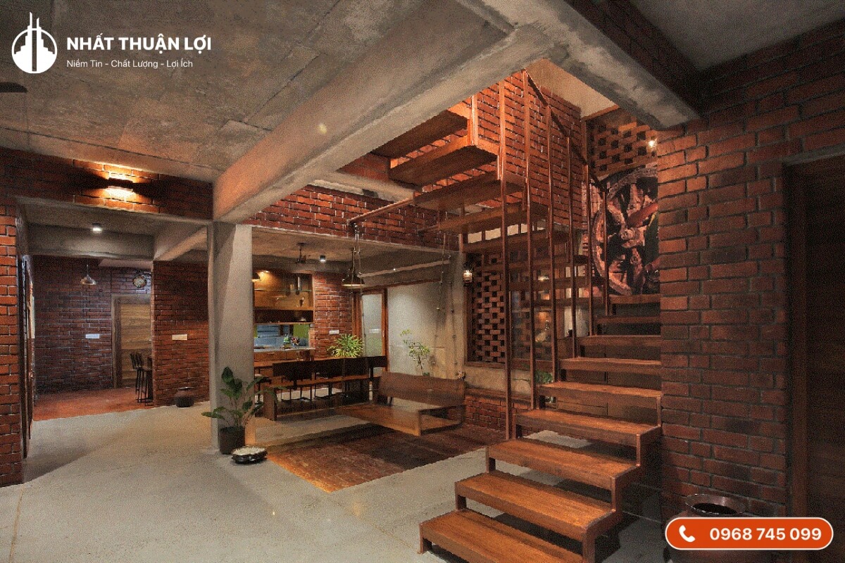 Thiết kế không gian hiệu quả cho nhà gạch