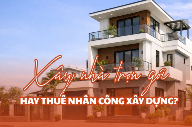 Xây nhà trọn gói hay thuê nhân công